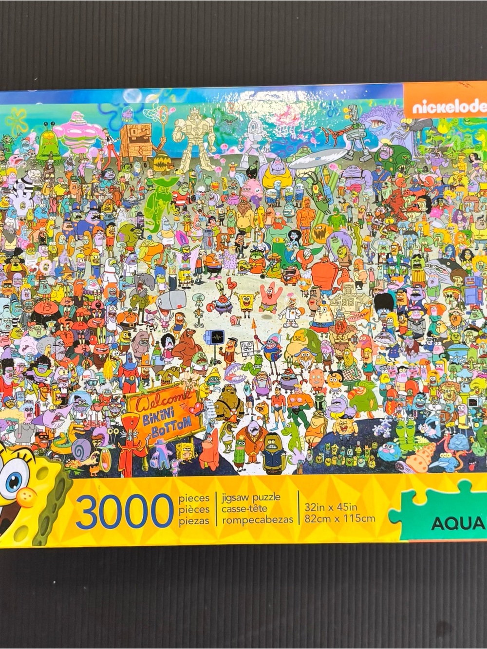 SpongeBob SquarePants 3000 Piece Jigsaw Puzzle Aquarius Nickelodeon Bikini